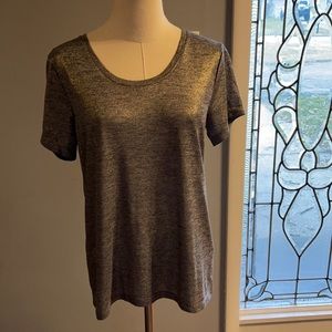 J. Crew metallic shirt